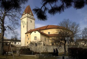 Zámek Freistadt s věží Bergfried